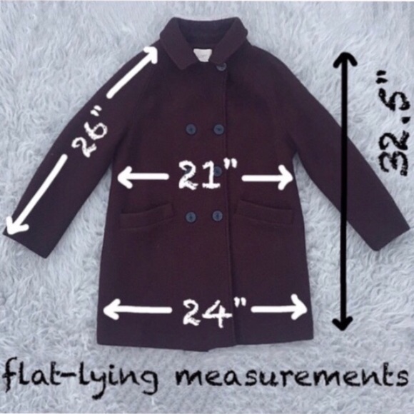 Awesome dark purple coat from LOFT - Picture 4 of 6